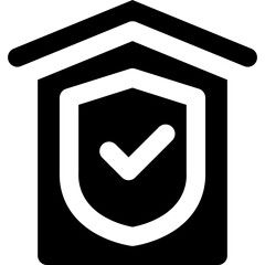 Poster - house insurance icon