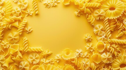 Wall Mural - Vibrant Pasta Concept A Wholesome Culinary Masterpiece for Food Lovers