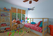 3d render. Child bedroom interior scene.