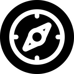 Poster - compass icon