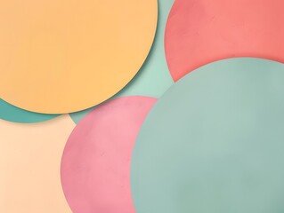 Wall Mural - Retro pastel solid background