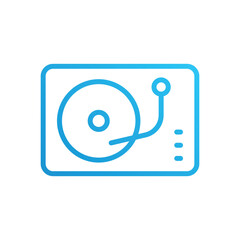 Poster - Record vector icon