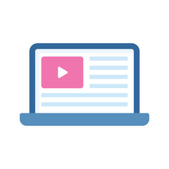 Wall Mural - Get hold on this editable flat icon of video content, editable vector ready to use