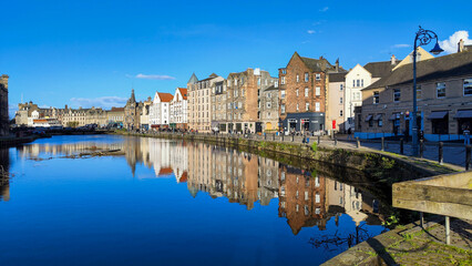 Sticker - View at Leith near Edinburgh in Scotland