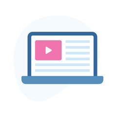 Wall Mural - Get hold on this editable flat icon of video content, editable vector ready to use