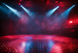 background theatre empty night disco scene spotlight club light interior lamp abstract dark neon smoke studio floor glow ray spot shine old black effect smog show pink bright dance halogen