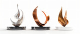 Fototapeta Big Ben - Generic set of modern abstract décor sculpture 