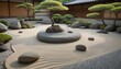 Serene Japanese Inspired Zen Garden With Meticulo