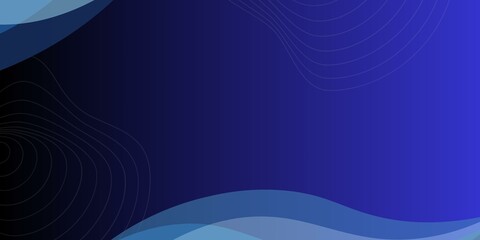 Abstract wave background image design with blue color theme and some wave line elements