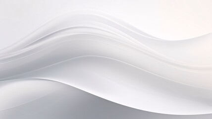 Poster - abstract background with smooth lines in white and gray colors, computer generated images