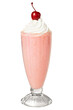 © Rawpixel.com - Strawberry milkshake with a maraschino cherry on top transparent png