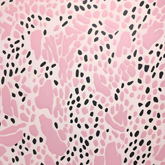 Poster - Seamless pattern with leopard print. Animal skin texture.