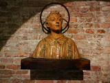 Fototapeta Góry - Bust of Saint Lawrence, Mantua, Lombardy, Italy