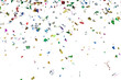 Colorful confetti patterned background design element