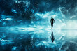 © Mayava - Human soul spirit levitation imagination higher intelligence silhouette vision thinking X-ray balance mental mind concentration illumination reflection dream pleasure space meditation nirvana astral