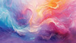 An ethereal symphony of swirling pastel hues dancing on a canvas of dreams. 