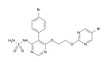 aprocitentan molecule, structural chemical formula, ball-and-stick model, isolated image endothelin receptor antagonist
