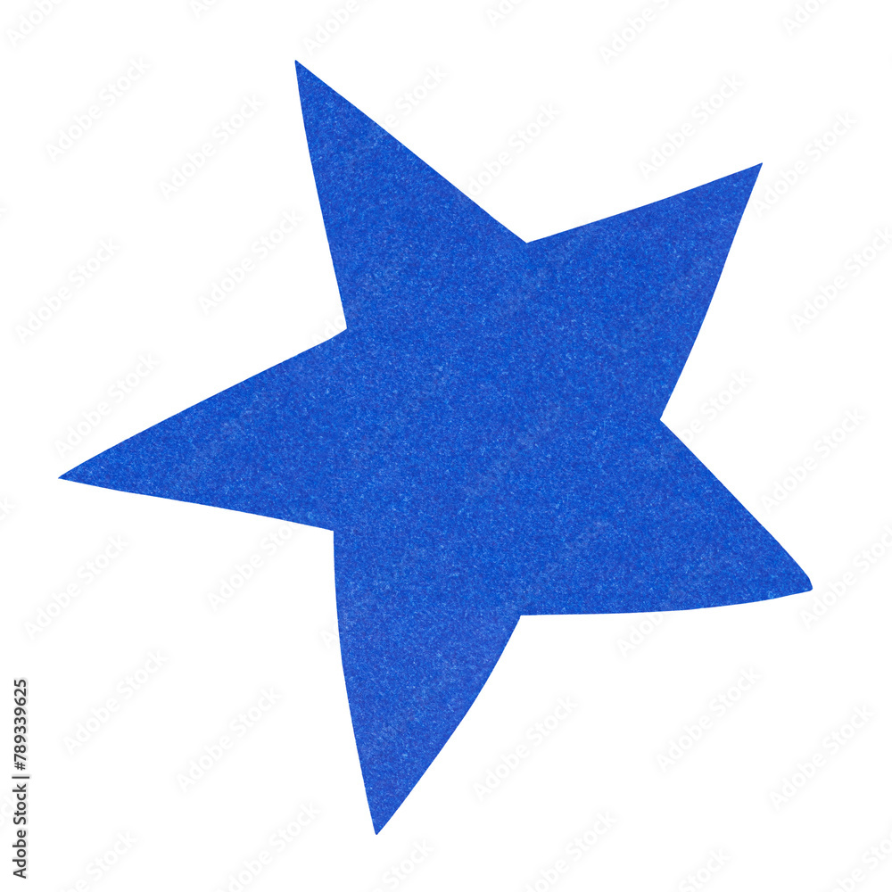 Blue Star Sticker Background Less Blue star png sticker DIY paper craft Stock Illustration | Adobe Stock