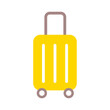 	スーツケースのシンプルなイラスト　旅行のイメージイラストベクター素材