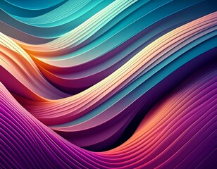 Wall Mural - Wavy Background