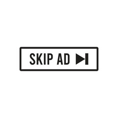 Poster - skip icon vector