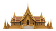 thai temple isolated on white