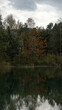 Herbstlicher See mit Wald