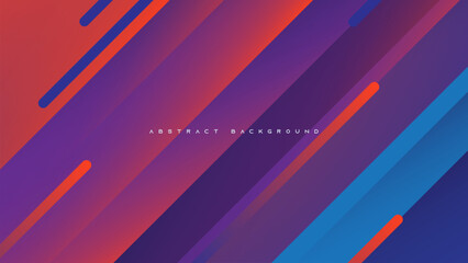 Wall Mural - Colorful gradient abstract background diagonal shape design vector.
