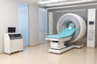 Magnetic resonance imaging device in hospital