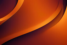 Fluid Abstract Background With Colorful Gradient. Abstract Orange Wave Illustration Of Modern Movement.