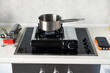 Massive power outage and need to cook on gas camping stove at home since electric cooktop does not work. Power plant outages caused by war or accidents.
