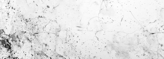 Grey and white wall banner, grunge background in white, and rough concrete texture