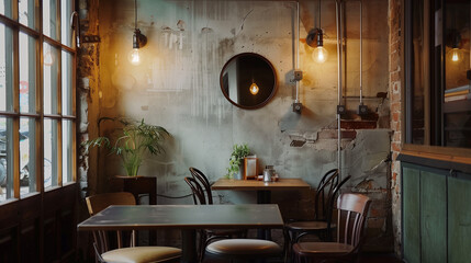 Canvas Print - interior of restaurant