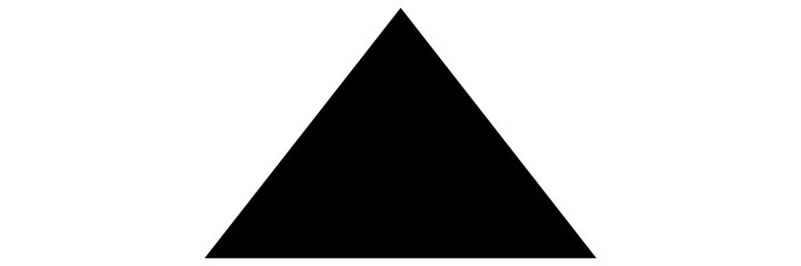 Wall Mural - black and white triangle