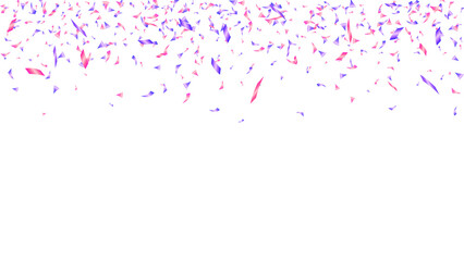 Wall Mural - pink and purple confetti falling celebration, event, birthday, festival, holiday party background