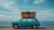 Vintage Travel Vibes: Family Road Trip Beginnings. Concept Vintage Vibes, Family Road Trip, Beginnings