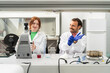 © Alba Vitta/Stocksy - scientists working in biotech laboratory