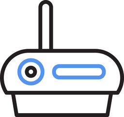 Poster - Router Line Icon