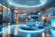 luxurious modern smart home interior automated living space futuristic lifestyle concept 3d illustration