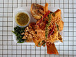 Plaa Tod Samoon Prai Thai Fried Fish Herbal Salad