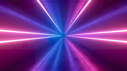 Wall Mural - neon fluorescent tube abstract background