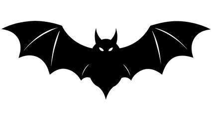 bat silhouette vector illustration