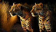 Sunset Predator: Leopard on the Hunt