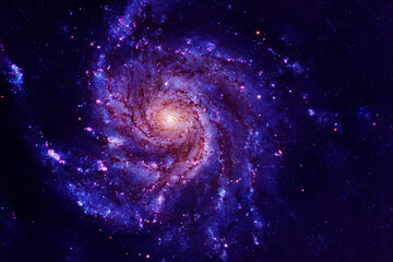 Wall Mural - beautiful cosmic nebula. elements of this image furnished by nasa