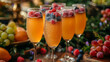 9. Benefit Brunch: Guests sip mimosas and savor gourmet brunch offerings at a charity benefit brunch, where delectable cuisine and lively conversation converge in support of a wort