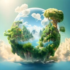 green planet earth