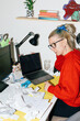 © Jovana Milanko/Stocksy - Woman Working from Home