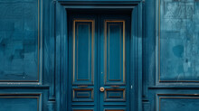 Blue Wooden Door
