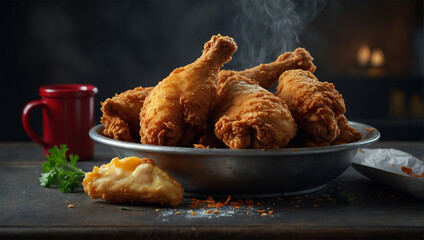 Very delicious crispy fried chicken 12