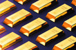 © Jakub and Jedrzej Krzyszkowski/Stocksy - Gold Bar / Ingot Pattern